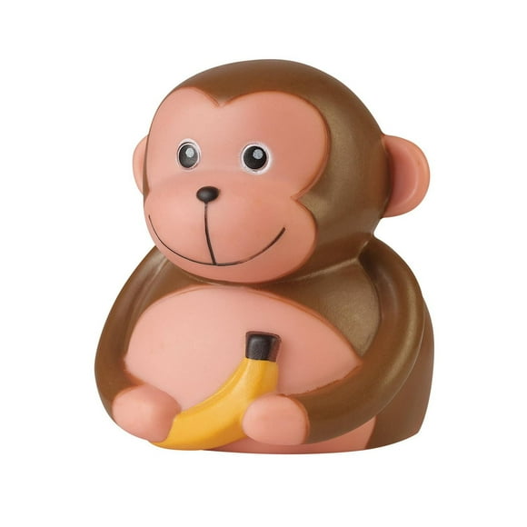 LED Integrated Brown Monkey Automatic Dusk to Dawn Plug-In Kids Night Light