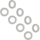 thumbnail image 1 of 20 anillos de unión trenzados de acero inoxidable de 15 mm, conectores con forma de O para joyería., 1 of 6