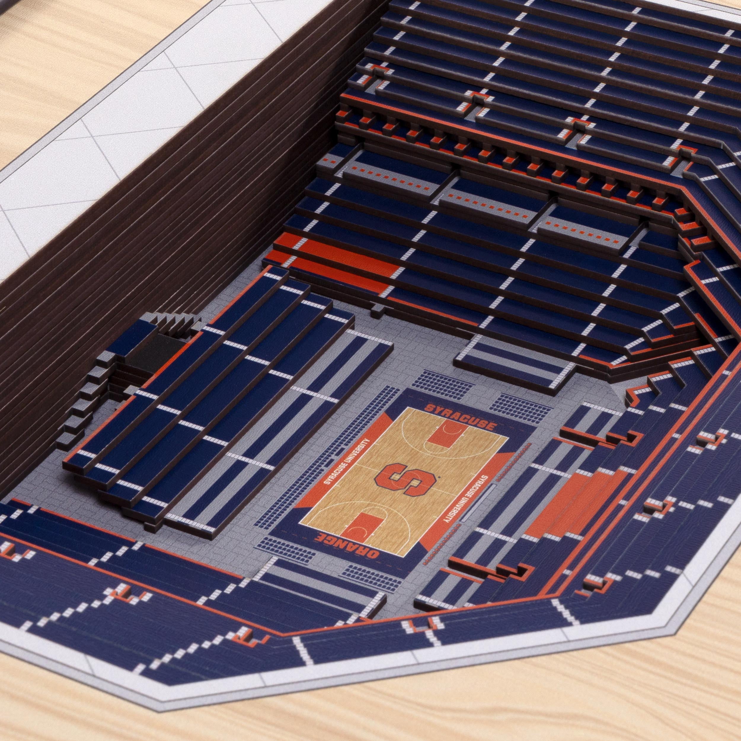 YouTheFan NCAA Syracuse Orange BB 25-Layer Stadiumview Wall Art