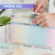 thumbnail image 3 of Makeup Bag Travel Cosmetic Bag Large Makeup Bags for Women Leather Waterproof Black White Makeup Bags Organizer Big Toiletry Bag with Compartments Tra, 3 of 4