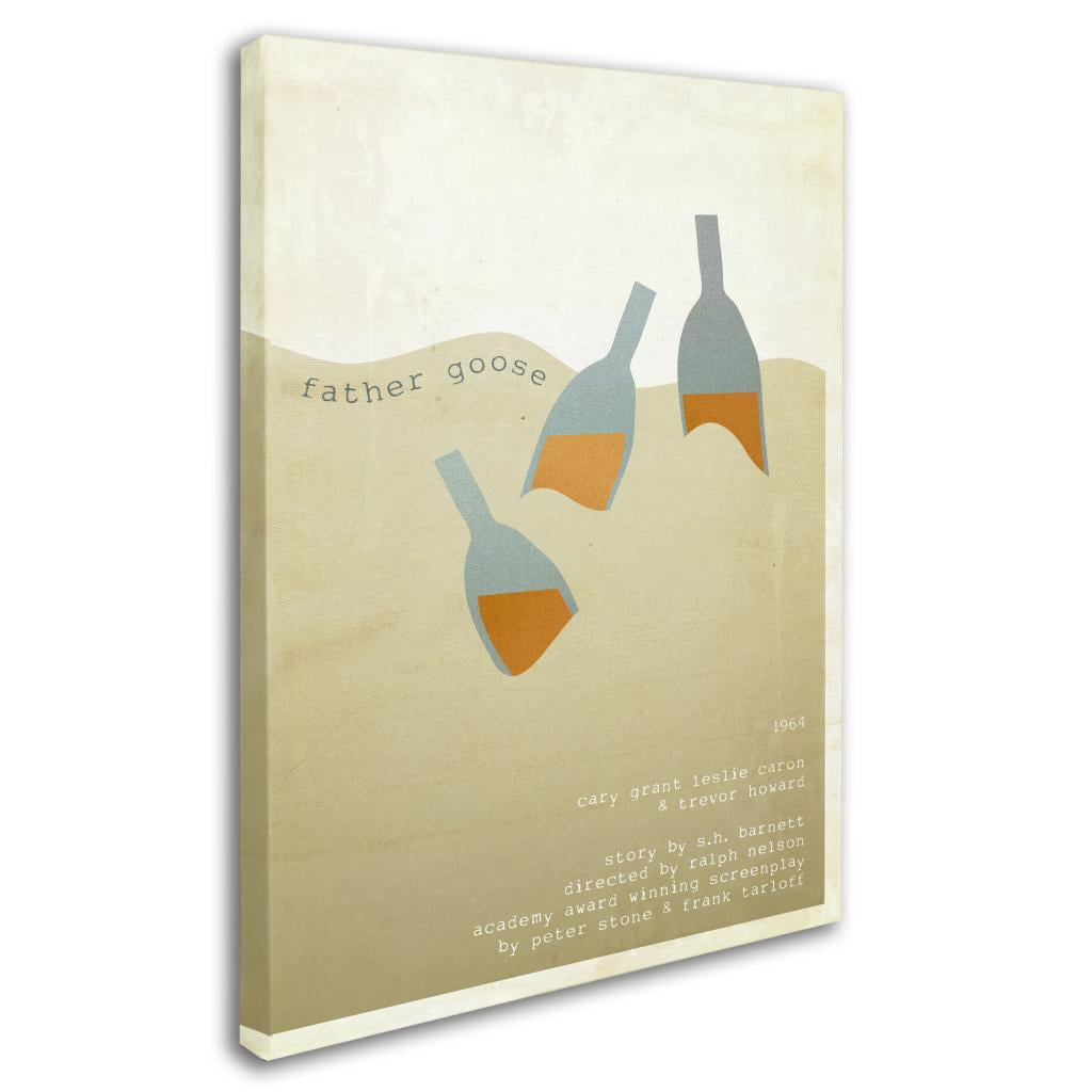 Trademark Fine Art "Father Goose" Canvas Art by Megan Romo