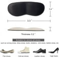 thumbnail image 4 of Heel Grips for Men and Women, 20% Bigger Heel Grips Liner Add Volume to Too Large Shoe Inserts Adhesive Back of Heel Cushions 2 Pairs & 1 Shoehorn(Beige), 4 of 5