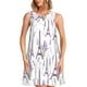 thumbnail image 1 of Fotbe Lavender Flowers Vestido de Verano sin Mangas para Mujer – Vestido Midi Línea A, Estilo Camiseta Floral, Vestido Playero Casual y Fluido, 1 of 7