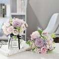 thumbnail image 5 of LINLIN Artificial Peony Bouquets, 2 Pack Fake Peony Silk Hydrangea Bouquet, Decorative Artificial Chrysanthemum Peonies Flowers, Home Office Garden Wedding Party Decoration, 5 of 9