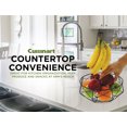 thumbnail image 5 of Cuisinart Stainless Steel Fruit Basket with Banana Hanger, Matte Black - Fruit Storage Basket with Banana Holder to Showcase and Organize your Fresh Produce, 5 of 7