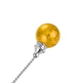thumbnail image 3 of Uxcell Ceiling Fan Pull Chain Extension Ice Cracked Ball Light Lighting Accessories Pendant 2Pcs Amber, 3 of 6