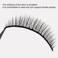 thumbnail image 6 of Eosunjian 5Pairs False Eyelashes Natural Perfect Fitting Artificial Fiber Cross Short Makeup Extensions Eye Lashes for Dressing Room (5pairs), 6 of 13