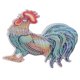 thumbnail image 3 of Rhinestone Painting DIY Production Fine Workmanship Rooster Pattern Rhinestone Art Painting, 3 of 3