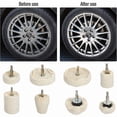 thumbnail image 3 of Drill Polishing Wheel, 8pcs Cotton Polishing Pad for Metal (Aluminum/Stainless Steel/Chrome/Alloy/Brass) Wood Plastic Glass Ceramic, 3 of 5