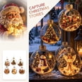 thumbnail image 3 of Glowing Christmas Story Ornament, Light-Up Mini Holiday Scene with Warm LED Light, Festive Keepsake Gift for Home Christmas Party Decoration( Christmas Express), 3 of 10