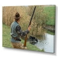 thumbnail image 2 of Designart "Scene Depicting A Hunter On A Pursuit I" Hunting & Fishing Canvas Wall Art, 2 of 7