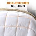thumbnail image 4 of Cheer Collection  Luxury All Season White Down Alternative Comforter 96x108, 4 of 5