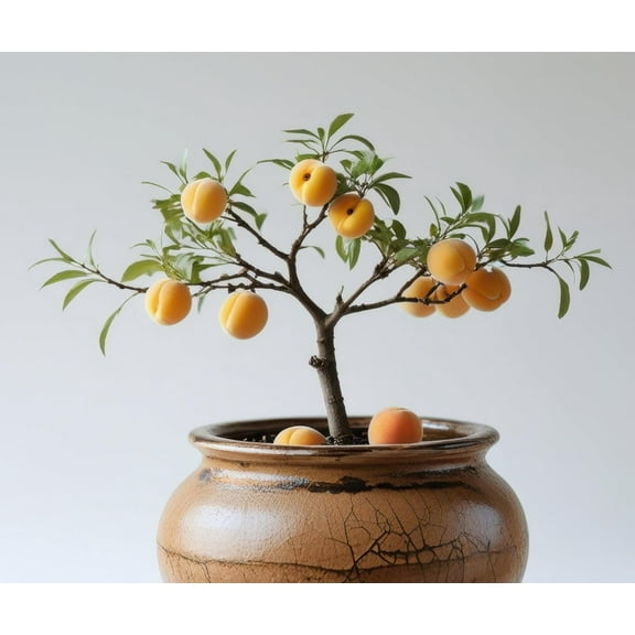 Apricot Bonsai Tree  1 Year Old Seedling for Planting  Flowering and Fruit Bearing 1 Seedling