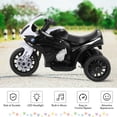 thumbnail image 6 of CIPACHO 6V Kids 3 Wheels Riding Electric Motorcycle, Battery Powered Electric Motorcycle Toy, Black, 6 of 6
