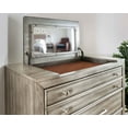 thumbnail image 4 of Furniture of America Ayana 5-Drawer Chest, Powder-Coated Gun Metal, 4 of 4
