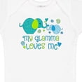 thumbnail image 4 of Inktastic My Glamma Loves Me Cute Elephants Boys or Girls Baby Bodysuit, 4 of 5