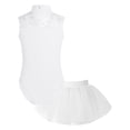 thumbnail image 1 of Ocealan Robe de Danse Ballet Sans Manches pour Filles, Tenue Classique avec Jupe Tutu Ivoire C m, 1 of 7