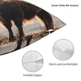 thumbnail image 3 of Pofeuu Yak Print Double-sided plush pillowcase Square Throw Pillow Covers Pillows Cover for Living Room Bedroom Sofa Couch Cushion Cover（No pillow core）-26"x26", 3 of 7