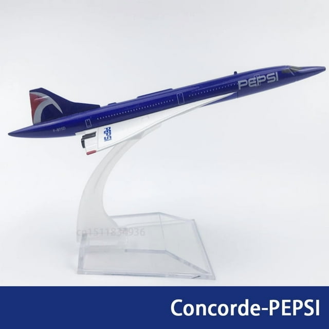 6Inch 15CM A380 A350 A330 A320 Concorde Diecast Airplane Model For Gift Collection,Concorde PEPSI