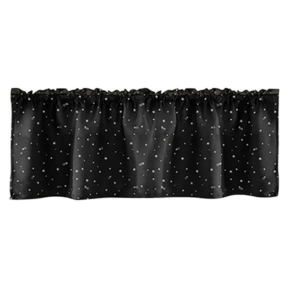 Bizhua Star Curtain Short Curtain Blackout Curtain (132×46Cm) Estar Curtains Short Curtains Small Curtains Rod Curtains Kitchen Coffee Curtains Bedroom Curtains Lace Curtains 52 X 18 Inch 1 Panels