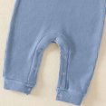 thumbnail image 6 of Sleeveless Solid Romper for Toddler Baby Girl Boy Cotton Fly Sleeve Jumpsuit, 6 of 6
