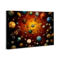 thumbnail image 2 of Stupell Industries Contemporary Cosmic Marbles Galaxy Canvas Art, 36 x 24, by Ray Powers, 2 of 8