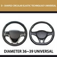 thumbnail image 6 of Non-slip Faux Leather Car Steering Wheel Cover Universal 38cm Car Auto Steering Wheel Cover Elastic Ice Silk Summer Cool Non-Slip Auto Accessories, 6 of 11