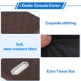 thumbnail image 2 of Unique Bargains Center Console Cushion Pad 12.59"x8.66" Center Console Cover Armrest Seat Box Cover PU Leather Coffee, 2 of 6