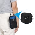thumbnail image 5 of Uxcell 6" Small Crossbody Bag Phone Bag Shoulder Waist Bag Diagonal Cross Bag Sky Blue, 5 of 6