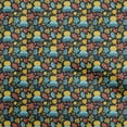 thumbnail image 1 of oneOone Cotton Poplin Teal Blue Fabric Kids Autumn Winter Sewing Craft Projects Fabric Prints By Yard 42 Inch Wide, 1 of 4