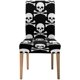 thumbnail image 1 of ABPHQTO Funda protectora para silla con diseño de calaveras, funda protectora para asiento para comedor, Hotel, boda, fiesta, juego de 1, 1 of 4