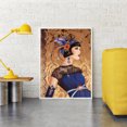 thumbnail image 1 of Cuadros Decorativos Lady 5D bricolaje ronda completa taladro diamante pintura mosaico abalorios decoración (IH771) Likrtyny  embutido en tela, 1 of 9