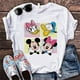 thumbnail image 2 of Mickey Mouse Disney 100% Cotton T-shirt Print Women Harajuku Aesthetic Streetwear White Tops New Summer Fashion Free ShippingXS Gao Jinjia LED, 2 of 2