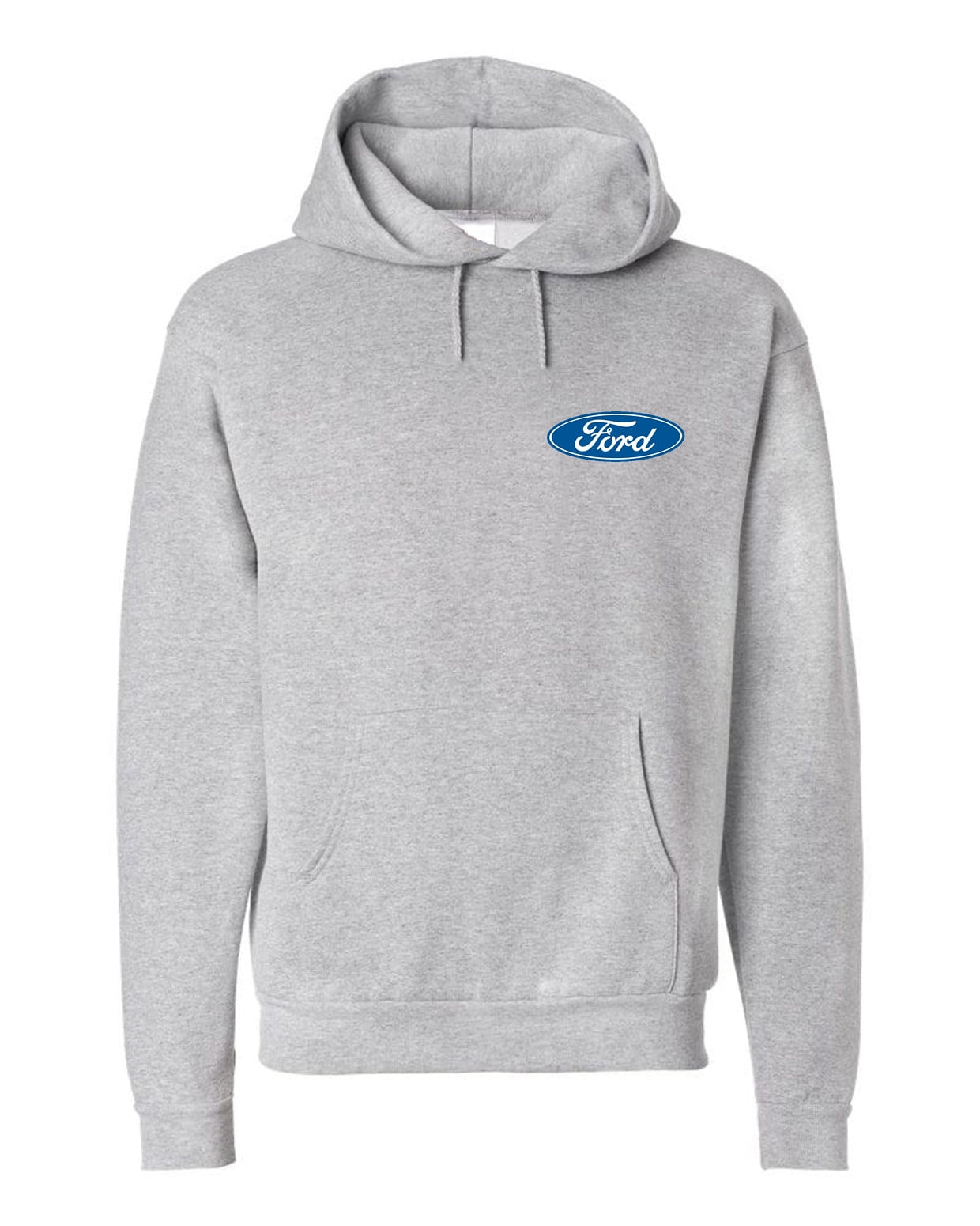 ford hoodie men on Koyotee Men S Chest Ford Logo Gray Pullover Hoodie Sweater Small Gray Walmart Com Walmart Com