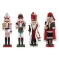 thumbnail image 5 of Christmas Nutcracker Figure King with Red Jacket Sparkle Gold Details and Rhinestones, 5 of 5