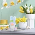 thumbnail image 1 of Puntoco Colgante De Muñeco De Pascua, Muñeco Sin Rostro, Adornos Para Alféizar De Ventana, Gnomo, Decoración De Primavera, Artesanías De Tela, Decoración Verde Para El Hogar, 1 of 4