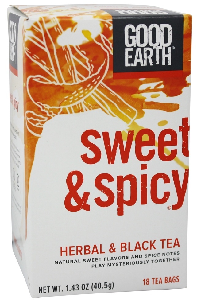 Good Earth Teas Sweet & Spicy Herbal and Black Tea 18 Tea Bags