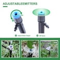 thumbnail image 6 of Cheers US 20Pcs/Set Adjustable Irrigation Drippers Connector 360 Degree Water Flow Stakes Emitter Drip Irrigation System, 6 of 7