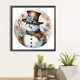 thumbnail image 2 of 5D bricolaje taladro redondo completo diamante pintura invierno muñeco de nieve Kit hogar decoración arte artesanía FLhrweasw Nuevo, 2 of 9