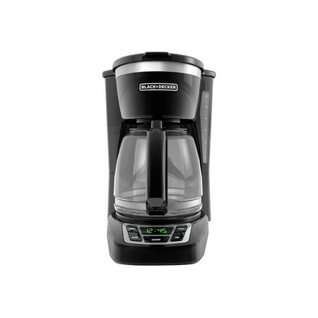 Black+Decker - 12-Cup Programmable Coffee Maker - Black