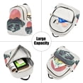 thumbnail image 5 of FORMRS Mini Backpack Purse for Women Travel Daypack Casual Shoulder Bag, Abstract Elephant, 5 of 7