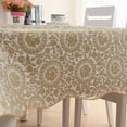 thumbnail image 3 of Pattern Waterproof Oil\-proof Coffee Table Cloth Tablecloth PVC Plastic Rectangular Table Cover 4, 3 of 5