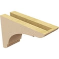 thumbnail image 5 of 3"W x 9"D x 6"H Classic Olympic Rough Cedar Woodgrain TimberThane Corbel, Primed Tan, 5 of 6