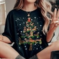 thumbnail image 2 of Dachshund Christmas Tree T-Shirt, Funny Dog Lover Gift, Wiener Dog Christmas Lights Shirts, Christmas Shirts for Women Men, 2 of 3