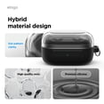 thumbnail image 5 of elago Compatible with Samsung Galaxy Buds 4 Pro Case & Galaxy Buds 4 Case, Duo with Carabiner, Premium Silicone + TPU Cover, Wireless Charging, for Men, for Women (Clear - Black), 5 of 6