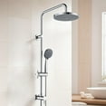 thumbnail image 2 of Kingston Brass KSG2391D Concord Wall Mount Rain Drop Shower System with Hand Shower in Polished Chrome, 2 of 7