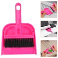 thumbnail image 3 of Mini Hand Broom And Dustpan Set Cute Little Hand Mini Broom And Dustpan Set,Small Dust Pan Mini For Tabletop Keyboards Pet Cages Rosy, 3 of 6