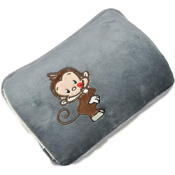 Hot Water Bottle, Cartoon, Rechargeable, Fluffy, Hand Warmer, Waist