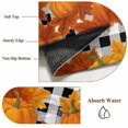 thumbnail image 6 of Rectangle Area Rugs 8 x 10 Ft, Orange Fall Non-Slip Residential Carpet, Pumpkins Thanksgiving Maple Leaf Plaid Indoor Crawling Mats Runner Rugs for Living Room/Dining Room/Bedroom, 6 of 8