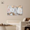 thumbnail image 2 of Art Remedy Flower Art Canvas, 54" x 36", White Frame, Romantic Hues III, 2 of 7
